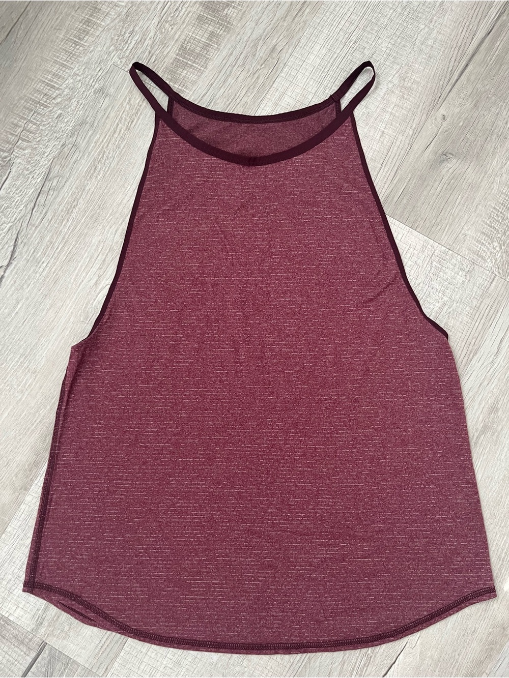 Lululemon Burgundy High Neck Tank